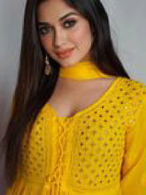 Golden Hour Chikankari Kurta